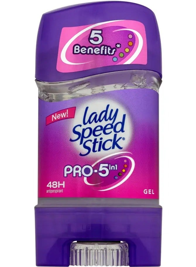 Lady Speed Stick Antiperspirant Deodorant Gel Pro. 5 in1-65 G