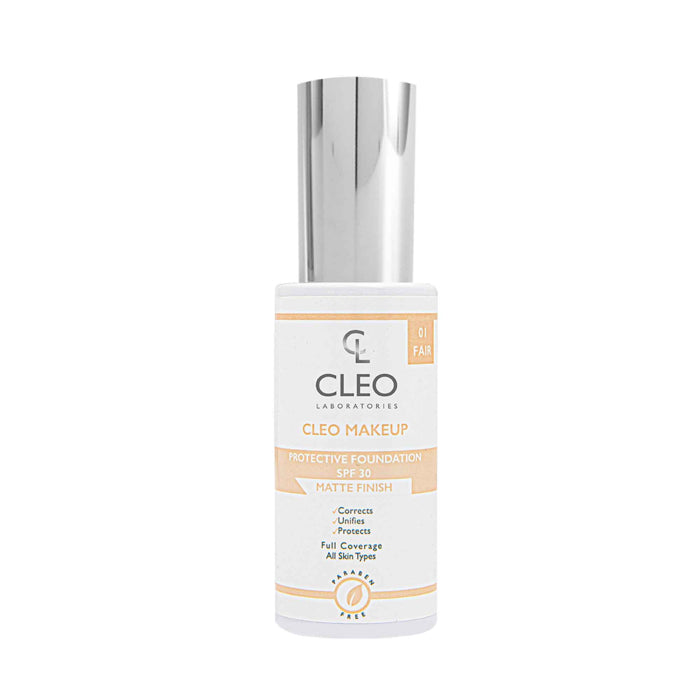 Cleo Makeup Spf30 Matte Found (01) 30Ml