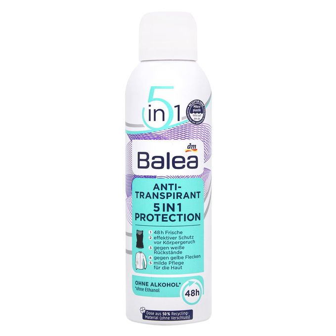 Balea Antiperspirant 5 In 1 Protection 200 Ml