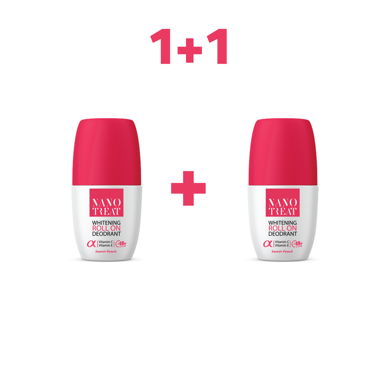 Nano Treat Whitening Deodorant Roll On Offer 1+1 Free