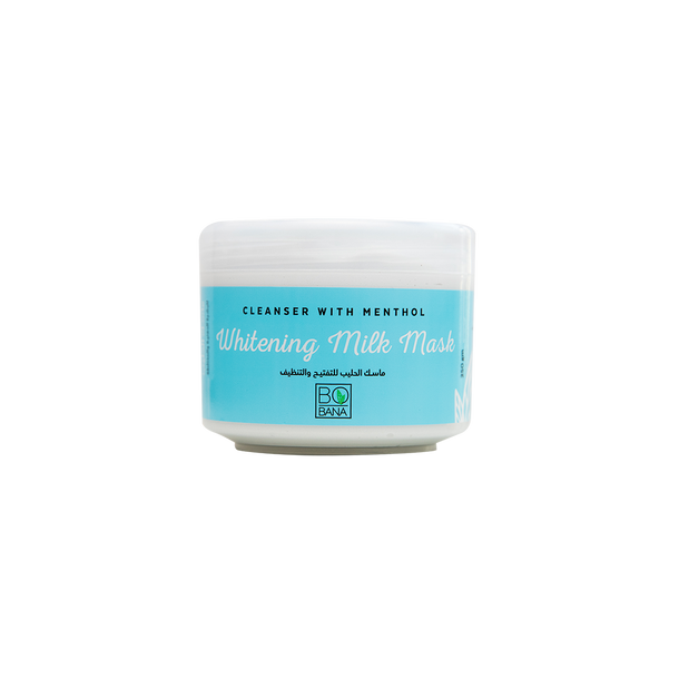 BOBANA CLEANSER WITH MENTHOL WHITENING MILK MASK 250GM
