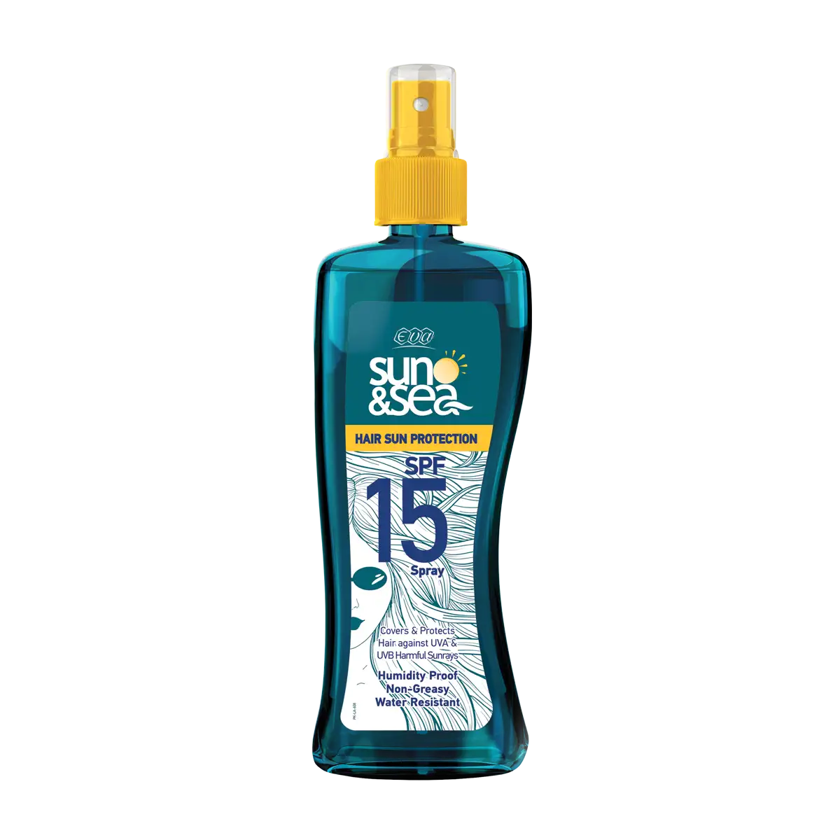 Eva Sun & Sea Hair Sun Protection Spray Liquid SPF ( 15 ) 200 Ml