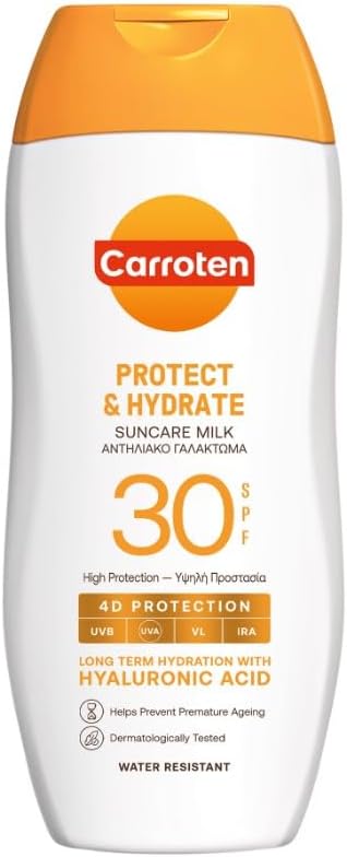 Carroten Protect and Hydrate Water Resistance Spf30 Suncare Milk 200 ml