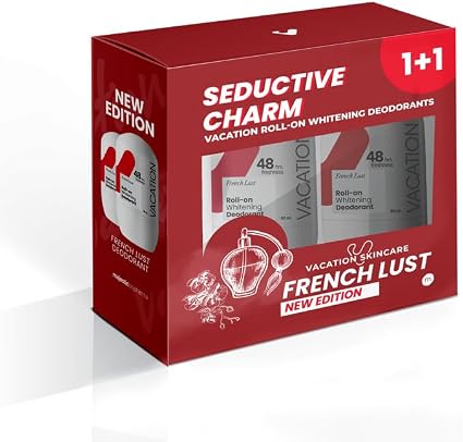 Vacation French Lust Whitening Deodorant 50 ml Combo pacl