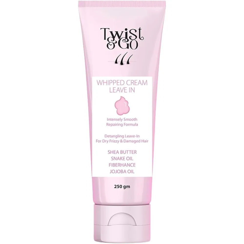 Twist & Go Whipped Cream Leave-In 250gm / Intensely Repairing Smooth Formula
