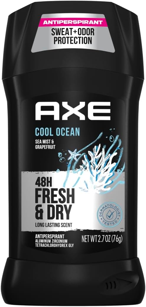 Axe Cool Ocean Antiperspirant Deodorant Stick For Men 76 G