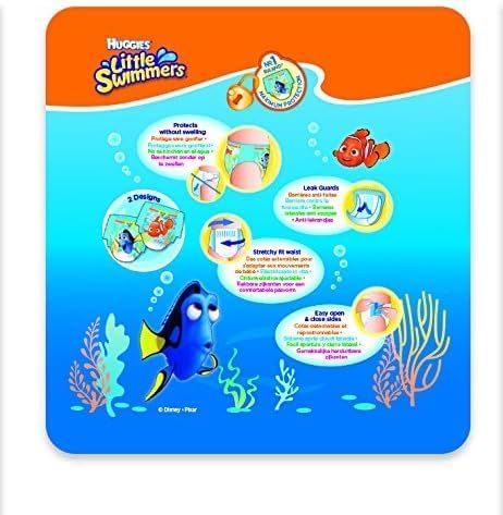 Huggies Little Swimmers Diapers Size 2-3, 1 Pack of 20 Pieces