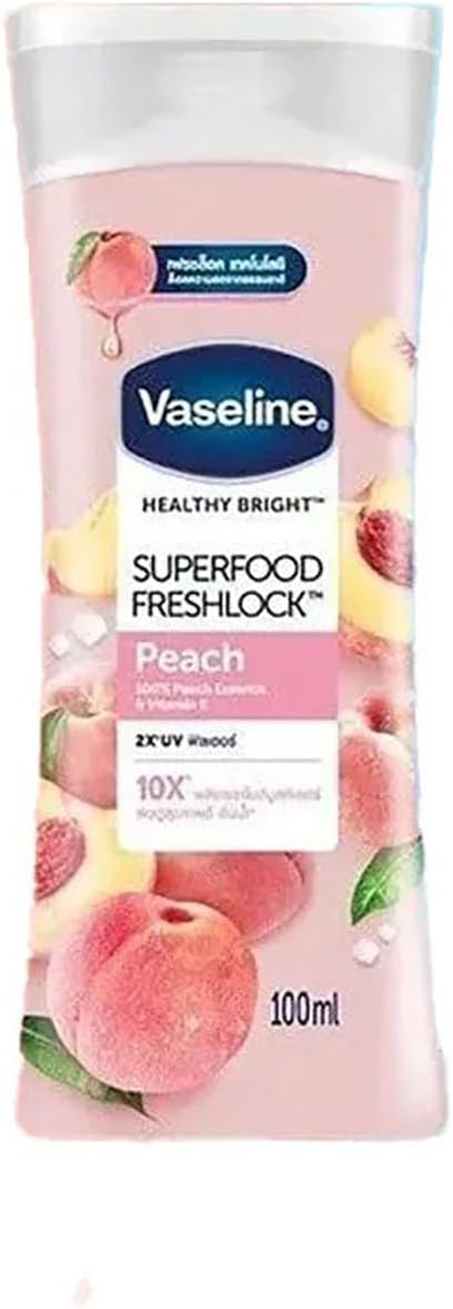 Vaseline Healthy Bright Superfood Freshlock Peach Body Lotion 100 ml