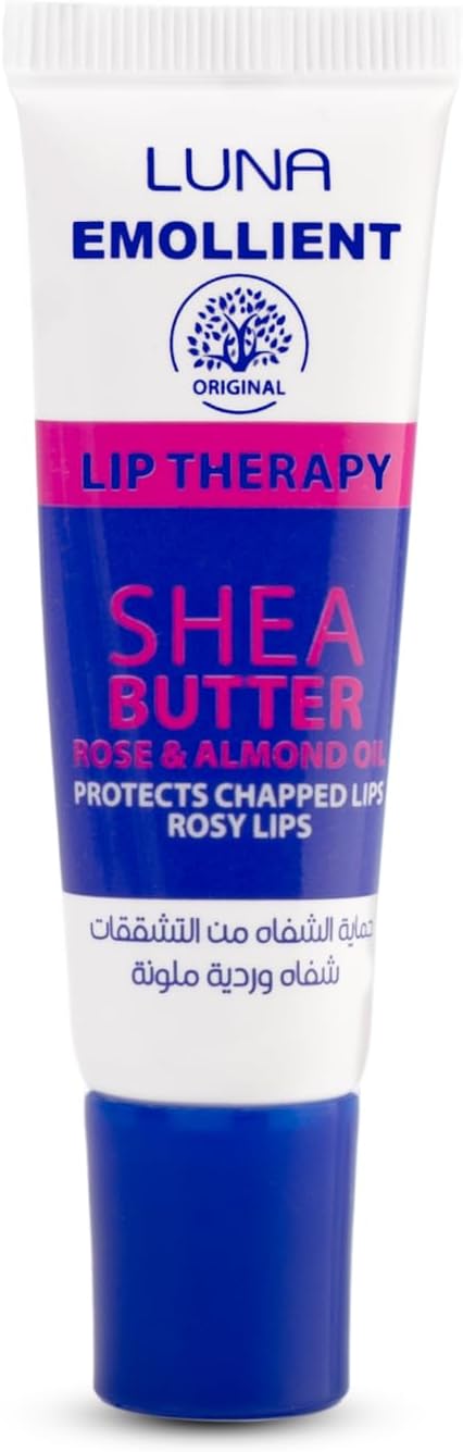 Luna Emollient Shea Butter Lip Therapy Rose & Almond Oil