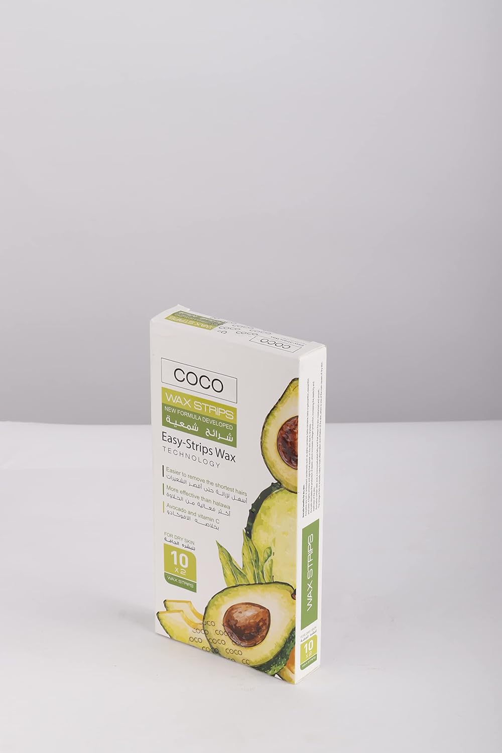 COCO Wax Strips With Avocado & Vitamin E