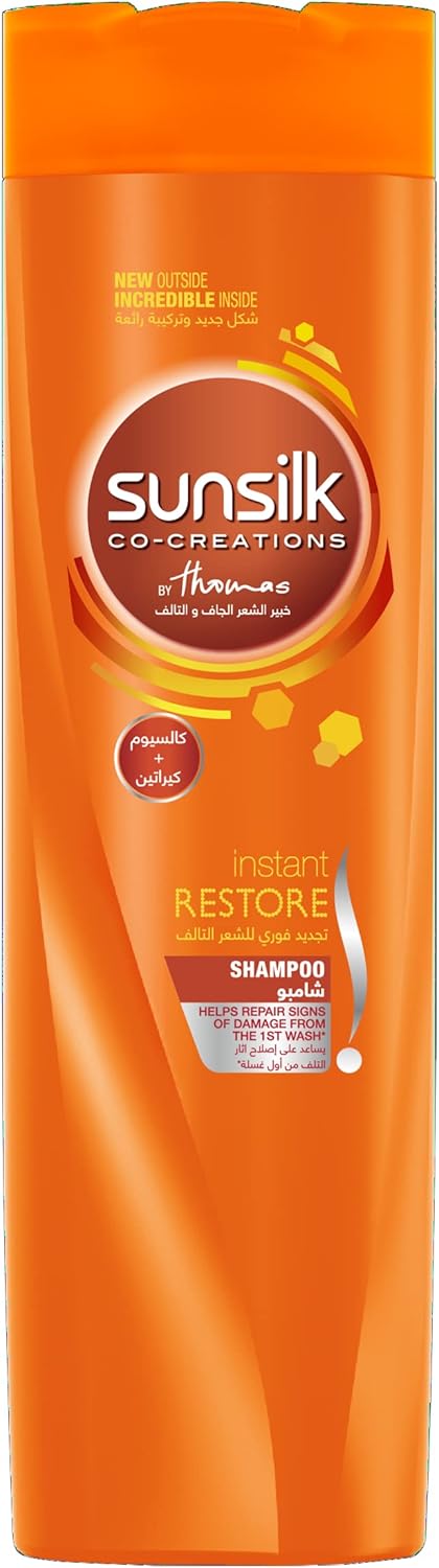 Sunsilk Co-Creations Instant Restore Shampoo for Damaged Hair - 180 ml