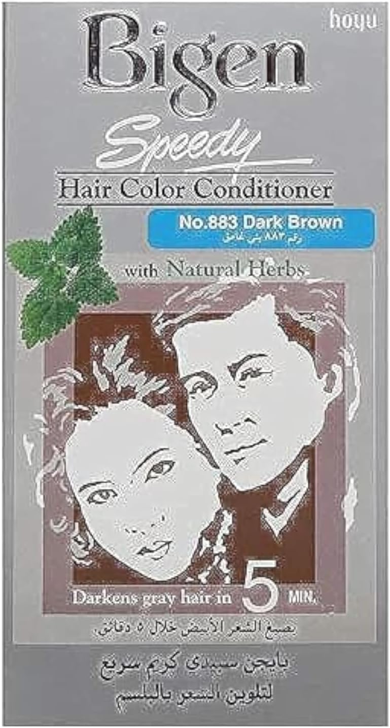 Bigen Hair Dye speedy , Dark Brown, no. 883, 40 Gm