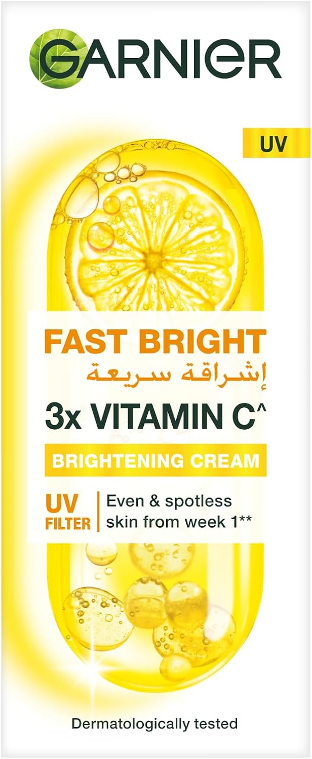 Garnier SkinActive Fast Fairness Day Cream with 3x Vitamin C and Lemon 50ml