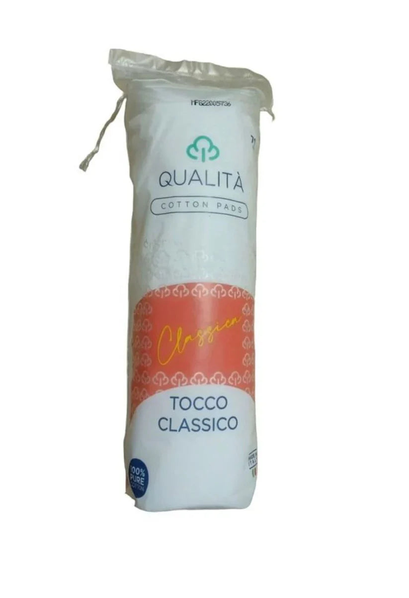 Qualita Makeup Removal Cotton Pads tocco classico 70pcs قطن ميكاب