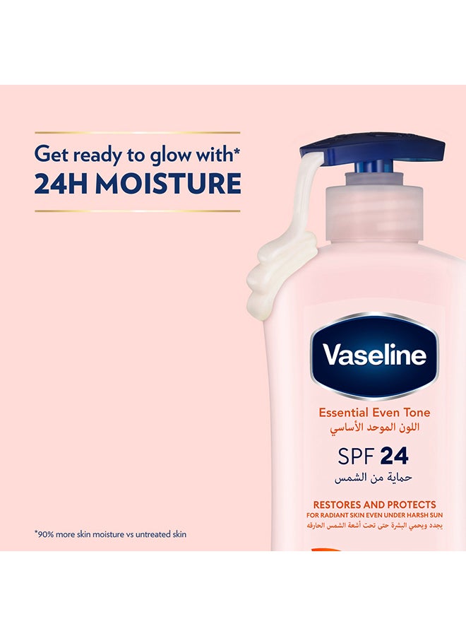 Essential Even Tone Body Lotion Spf 24 400ml