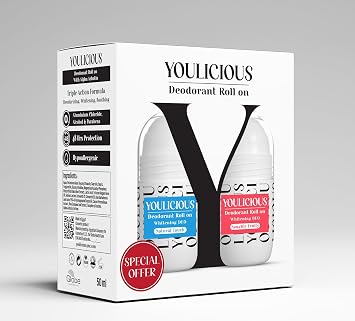 Youlicious Deodorant Roll on Promo (Naughty Fruity+Natural Touch) - 50ml