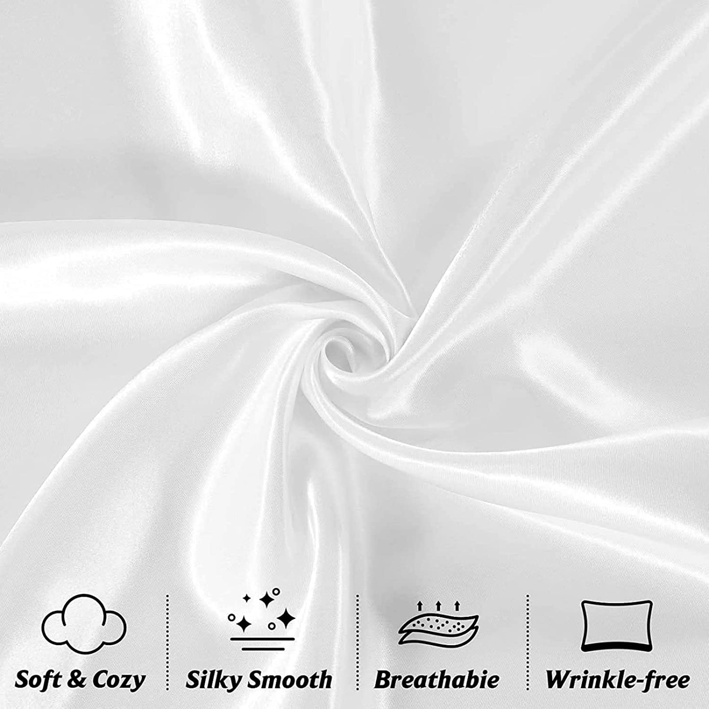Bless Satin pillowcase WHITE