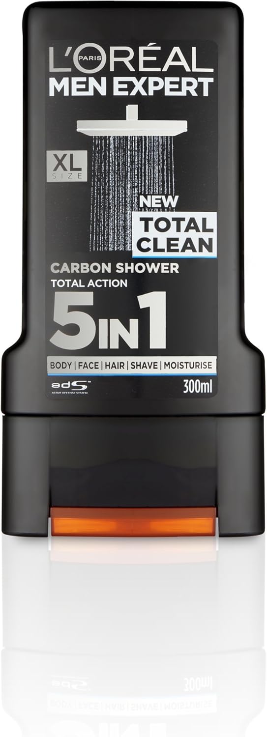 L'Oréal Men Expert Total Clean Shower Gel, 300ml
