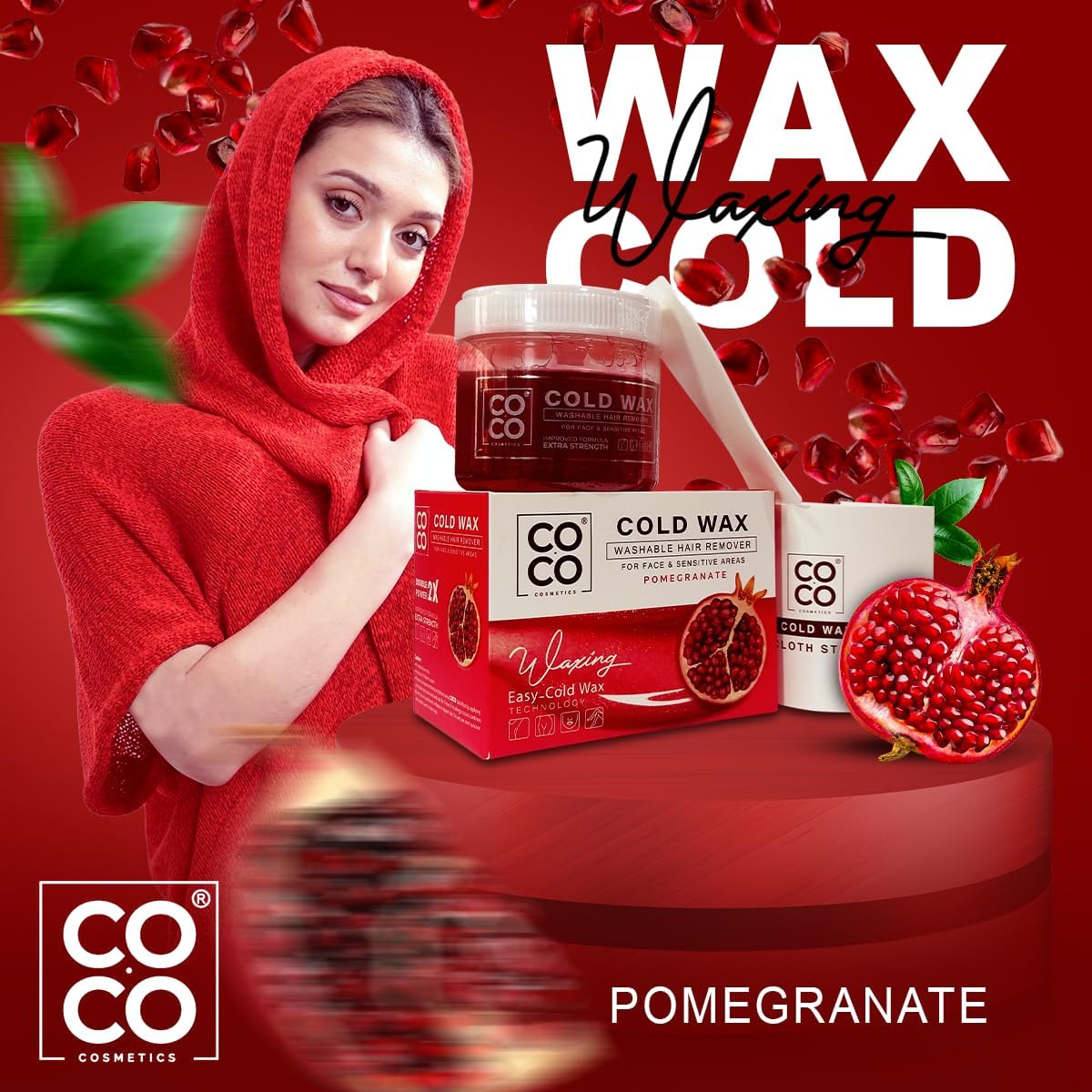 Coco Wax Cold Pomegranate 250 Gram