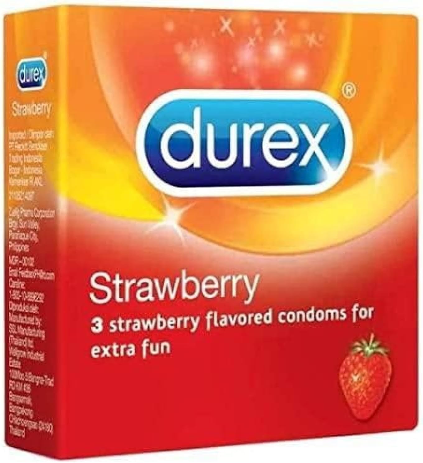 Durex Strawberry Condom |Pack Of 3