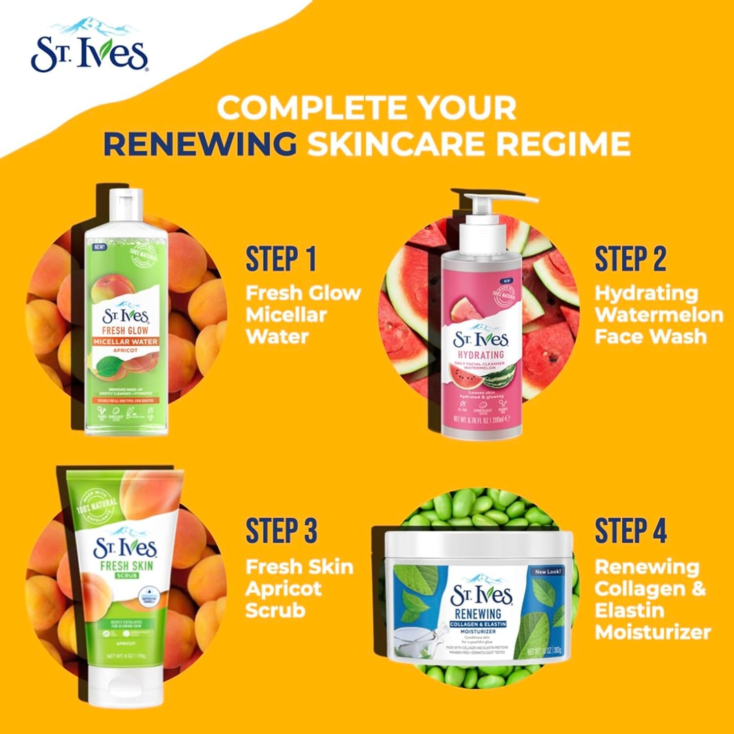 St. Ives Renewing Skin Collagen & Elastin Facial Moisturizer, 283 g