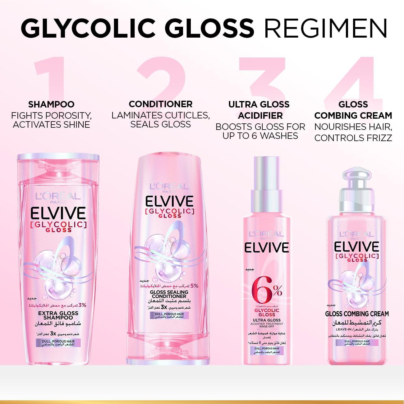 L'Oréal Paris Elvive - Glycolic Gloss Leave in Serum -150 ml