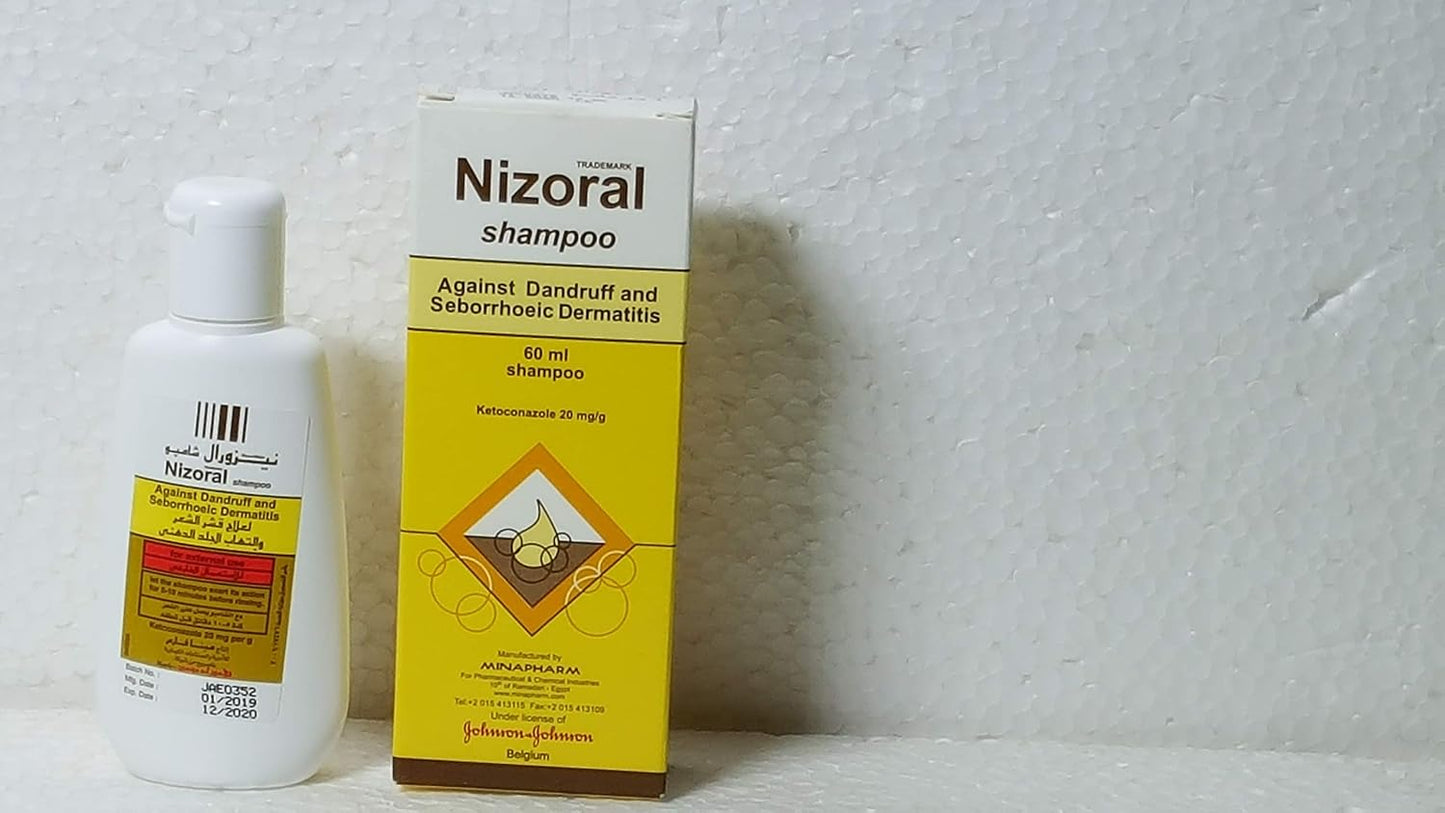 Nizoral Shampoo Against Dandruff And Seborrhoeic Dermatitis, 60 Ml