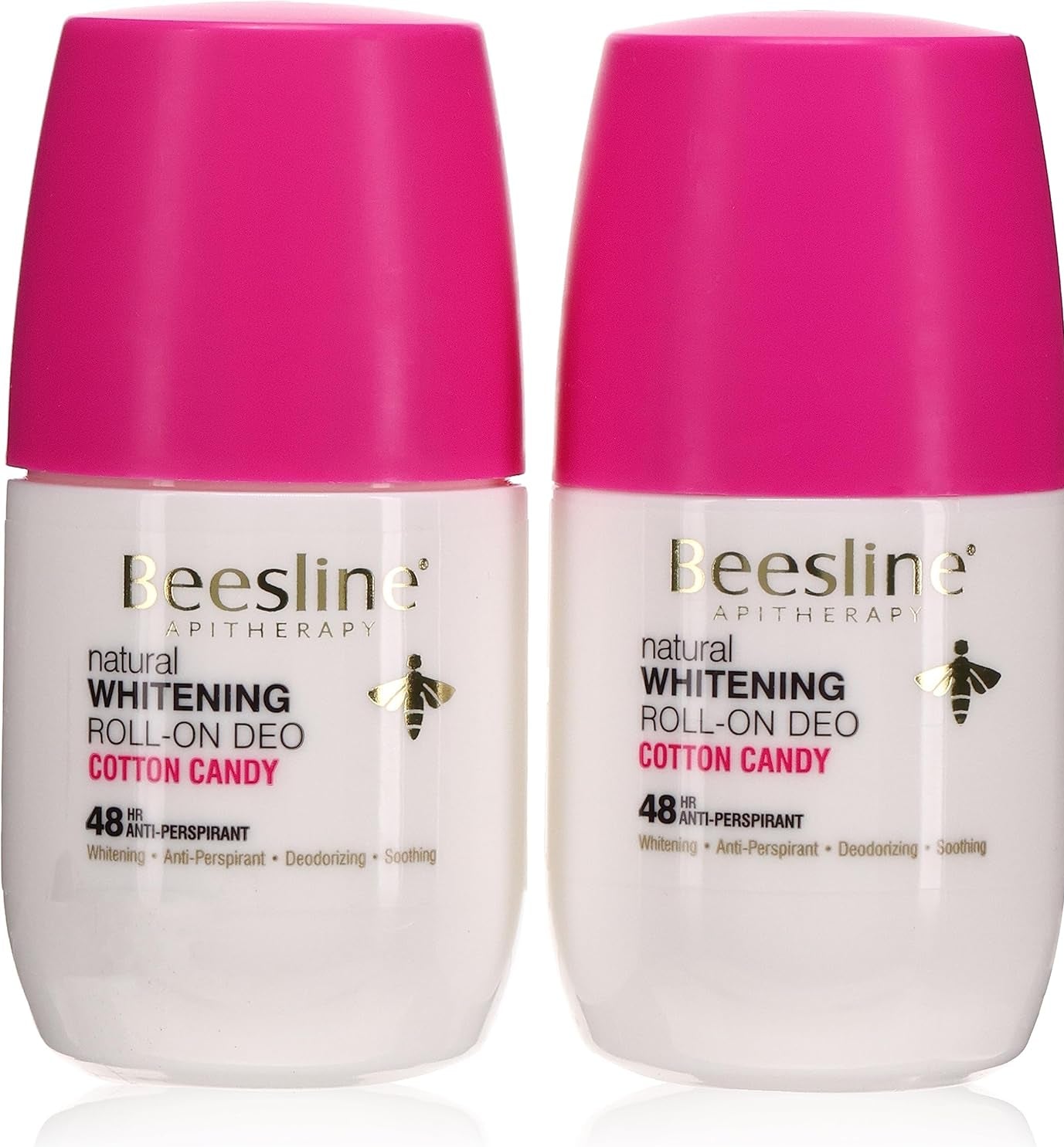 beesline Whitening Roll-on Deodorant – cotton Candy 1+1