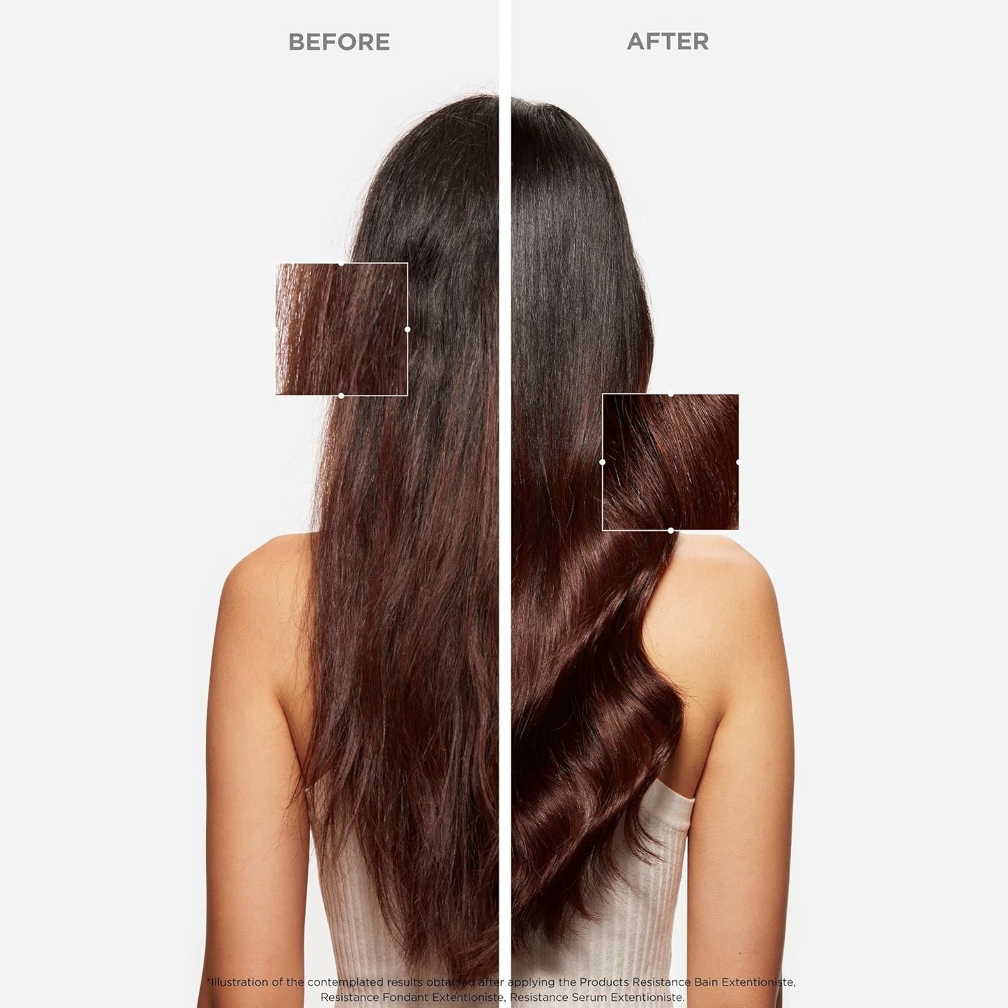 Kérastase Resistance Masque Extentioniste - Mascarilla fortalecedora para el cabello, desenreda el cabello y sella las puntas abiertas, refuerza la longitud del cabello dañado, con proteínas, para
