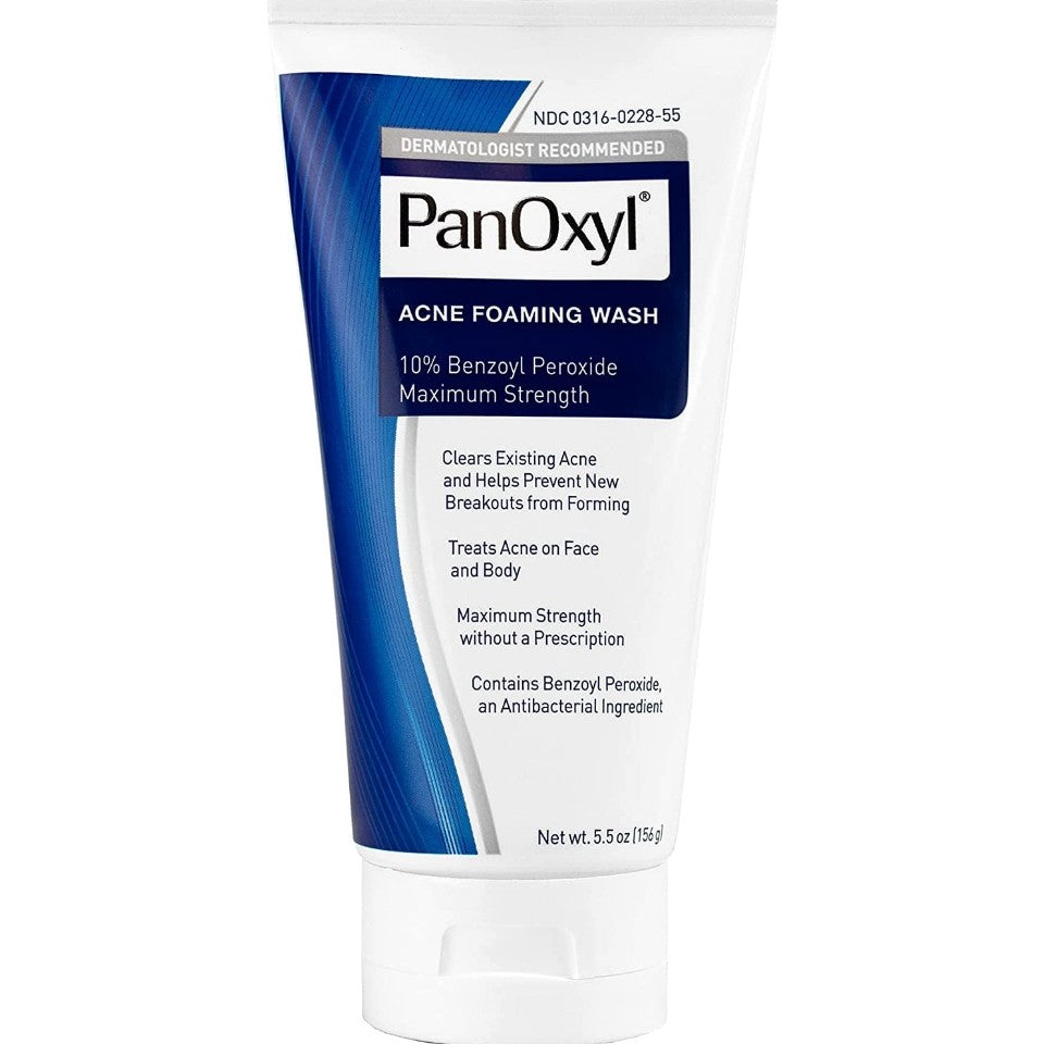 Panoxyl Acne Foaming Wash Benzoyl Peroxide 10% (156gm)