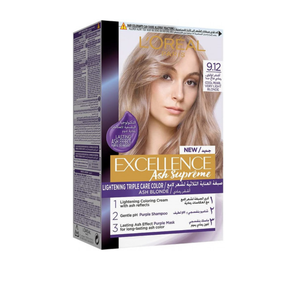 L'Oreal Paris Excellence Ash Supreme Anti-Brass Permanent Hair Colour