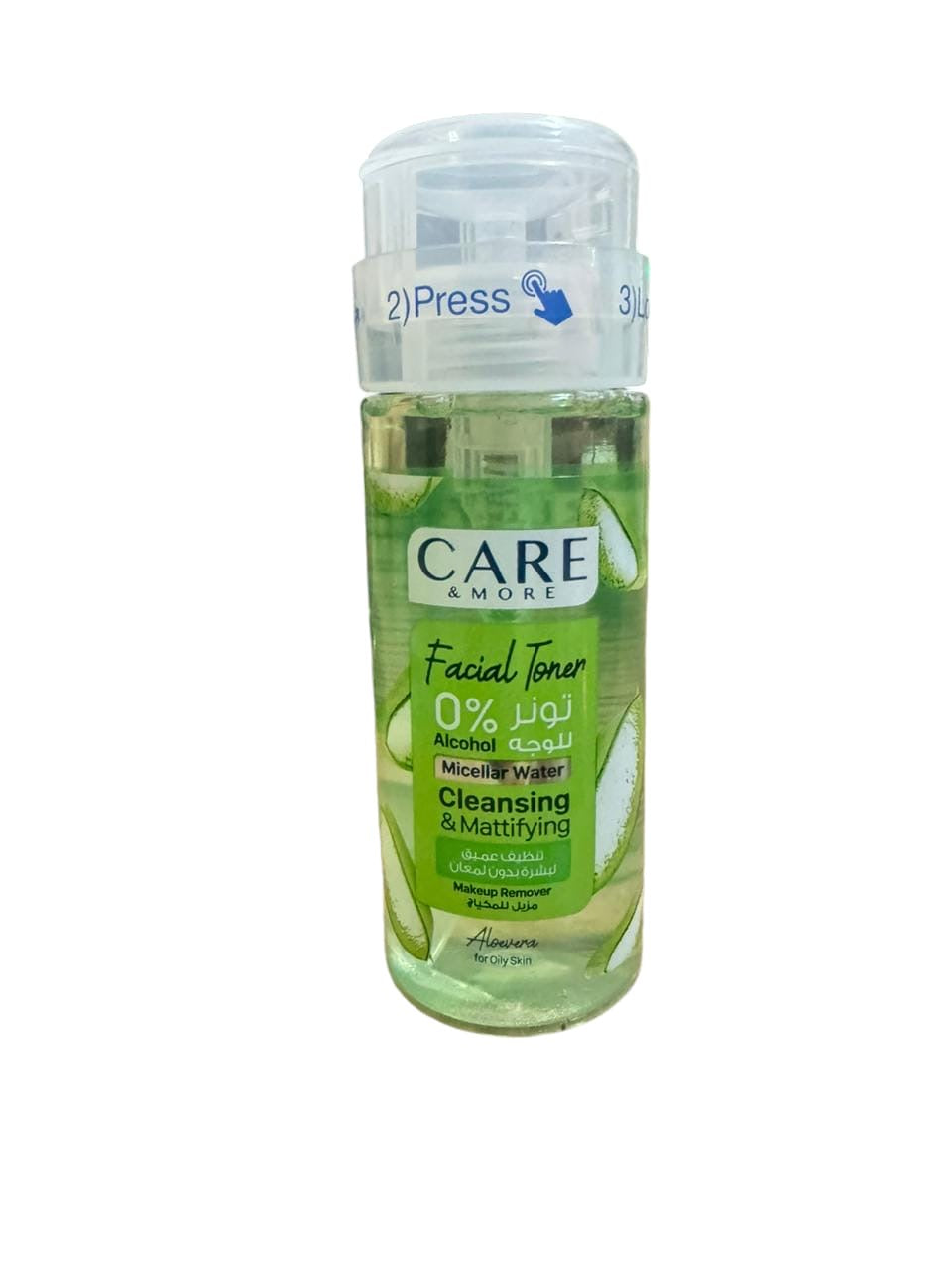 CARE &MORE FACIAL TONER MAKEUP REMOVER WITH ALOEVERA 150ML