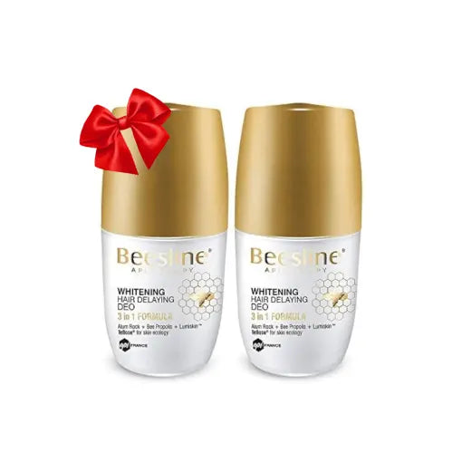 Beesline Whitening Roll-On Hair Delaying Deodorant 1+1