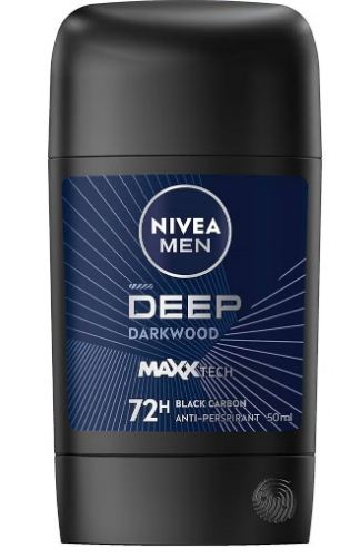 NIVEA MEN DEEP DARKWOOD 72H ANTI-PERSPIRANT STICK 50ML