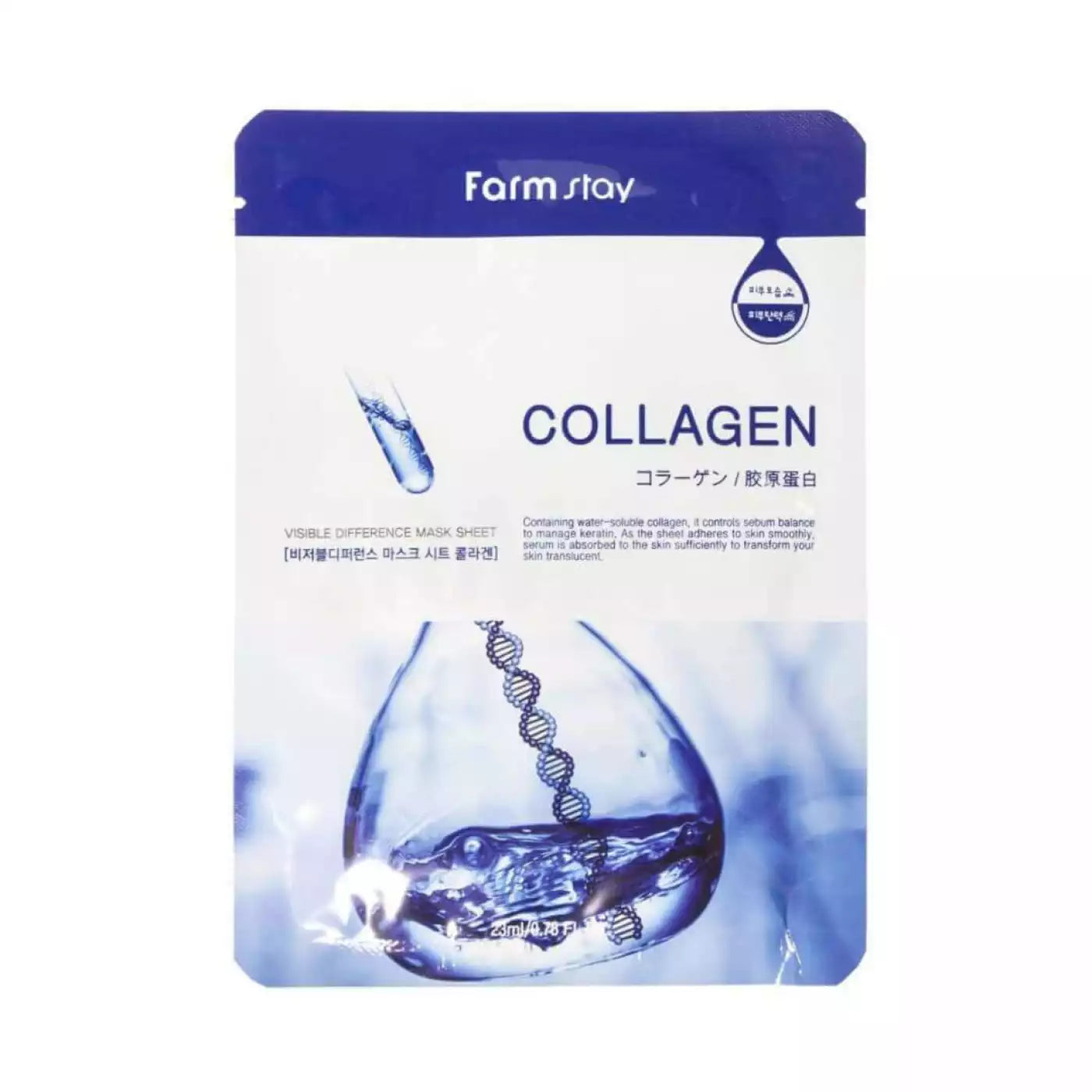 Farm stay Visible Difference Mask Sheet Collagen 1Sheet
