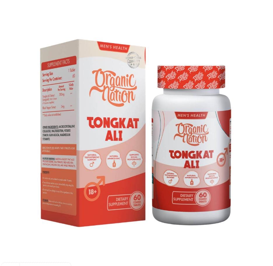 Organic Nation Tongkat Ali 60 Capsules
