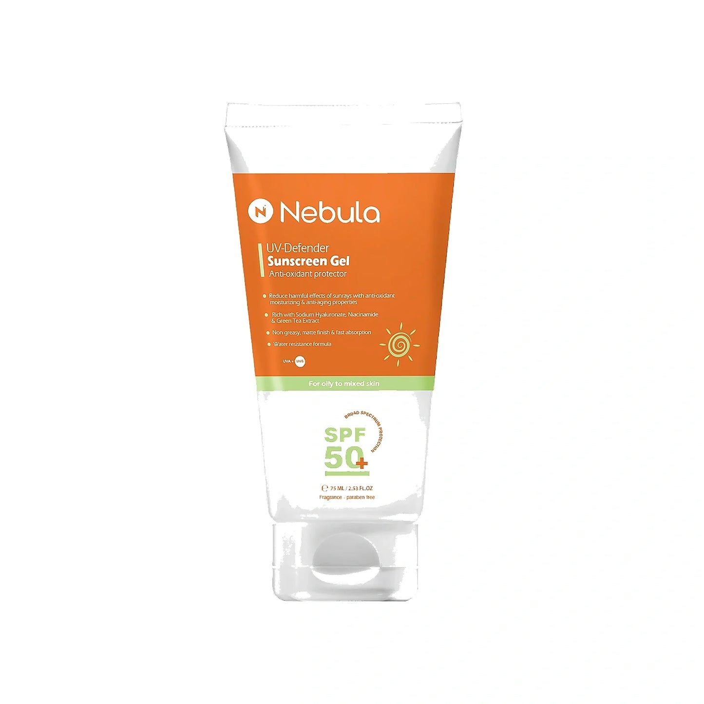 Nebula SUNSCREEN SPF50+ GEL 75ML