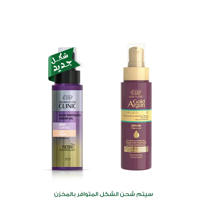Eva Hair Clinic Gold Argan Serum With Gold And Argan Oil 90 Ml