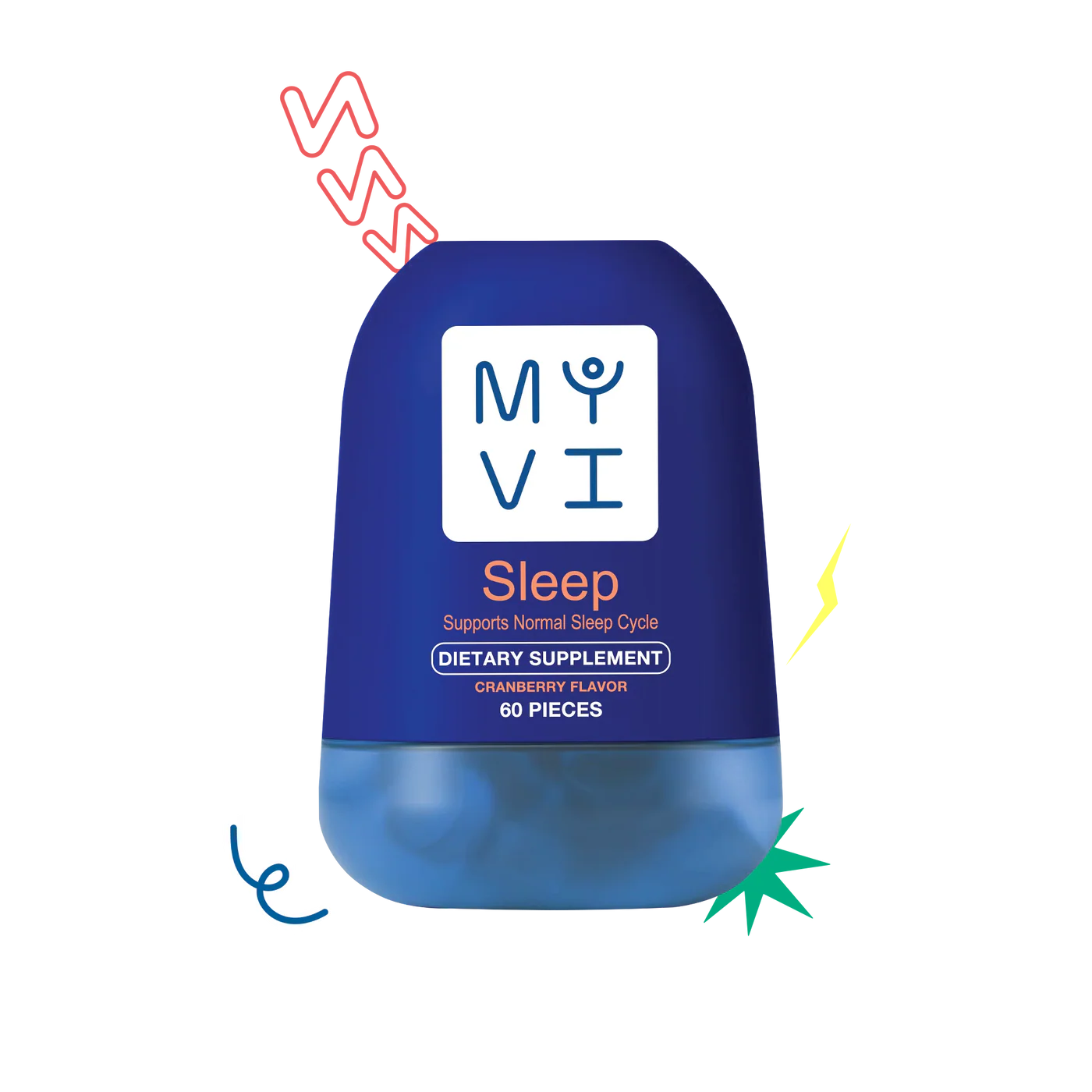 MY VI SLEEP DIETARY SUPPLEMENT 60PC CRANBERRY FLAVOR