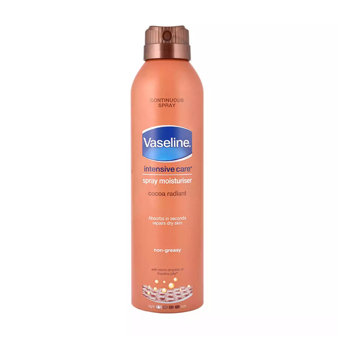 Vaseline Body Spray Cocoa Radiant 190G