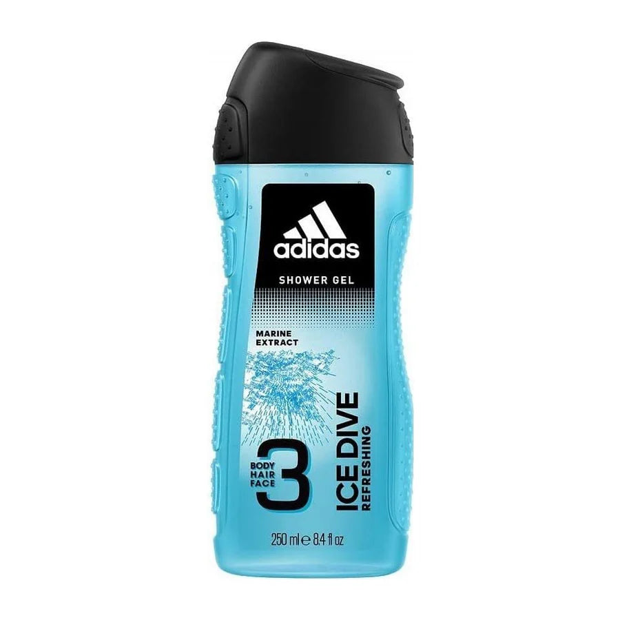 Adidas 3 In 1 Ice Dive Refreshing Shower Gel - 250ml