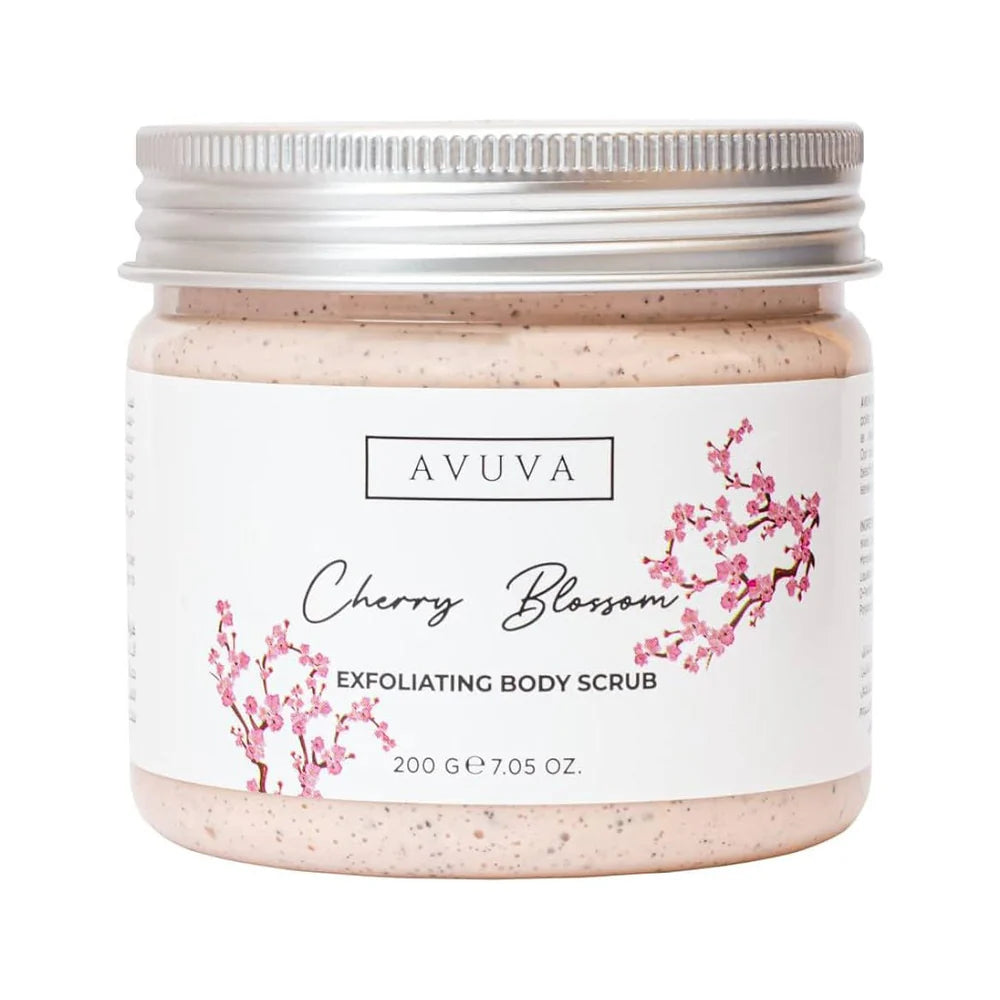 Avuva Cherry Blossom Body Scrub – 200gm