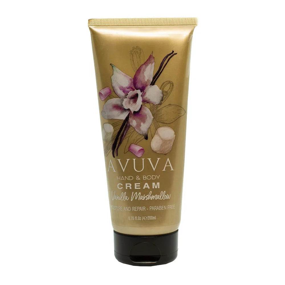 Avuva Moisture and Repair Vanilla Marshmallow Hand & Body Cream 200 ml