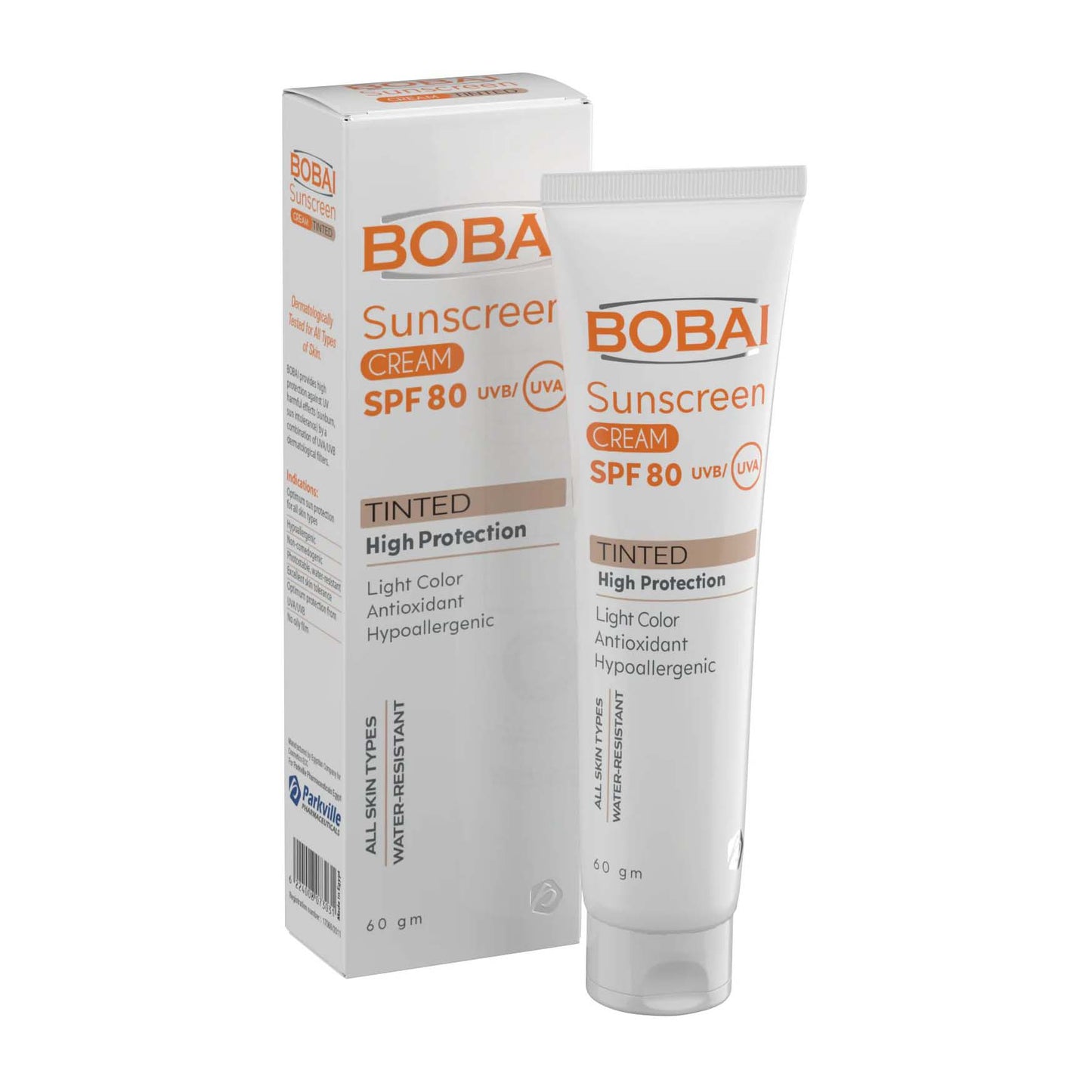 Bobai Tinted SPF 80 Sunscreen Cream For All Skin Types - 60gm