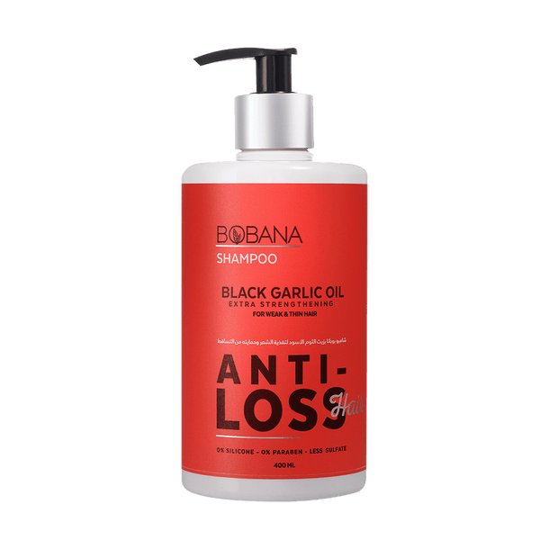 BOBANA SHAMPOO WITH BLACK GARLIC OIL 400ML