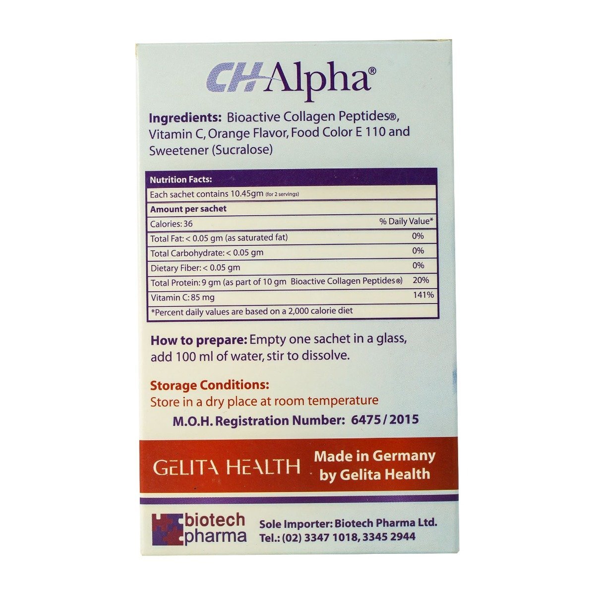 CH Alpha - 10 Sachets