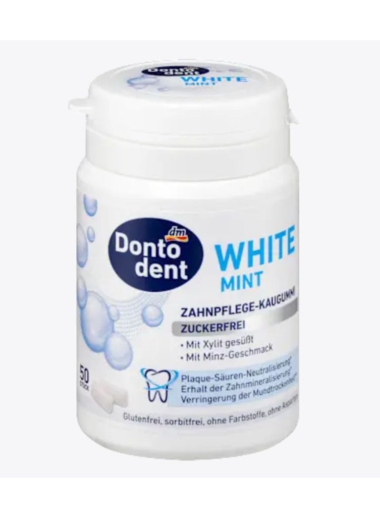 Dontodent White Mint Gum 50 Units 72g