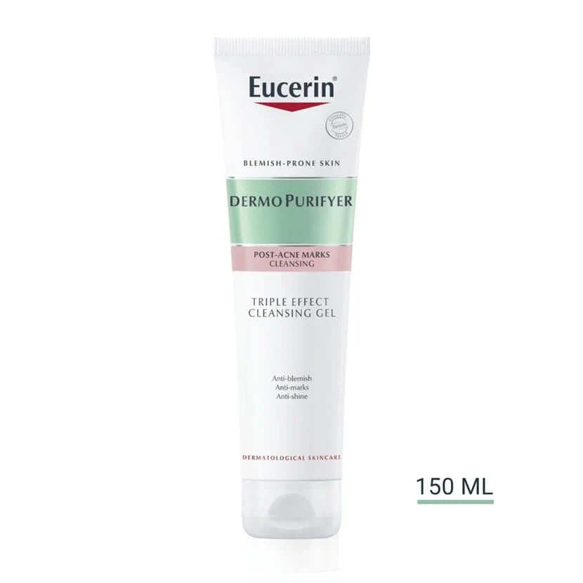 EUCERIN DERMOPURIFYER TRIPLE EFFECT CLEANSING GEL 150ML