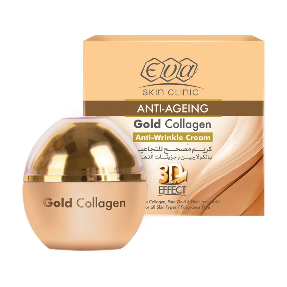 Eva Gold Collagen Anti Wrinkle Cream - 50ml