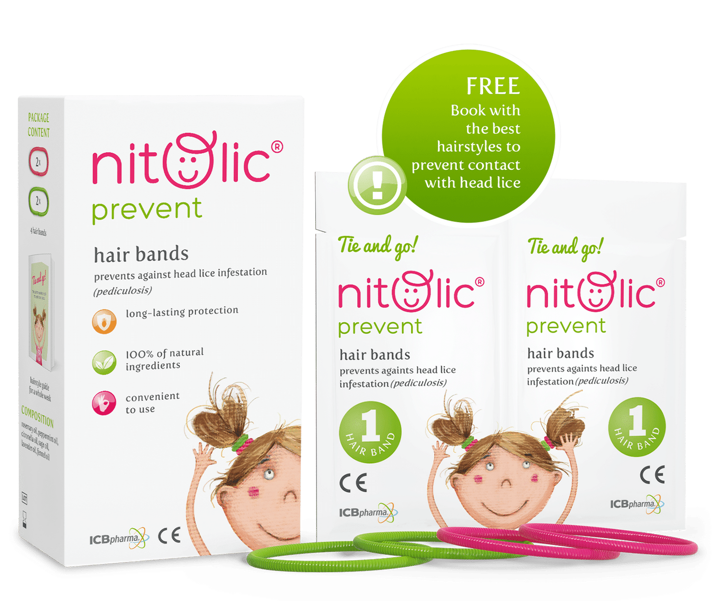 NITOLIC PREVENT HAIR BANDS